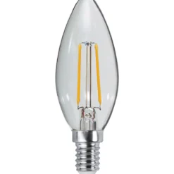 E14 Kronljus Dim 2,5W 2700K 250lm Klar LED-Lampa