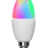 E14 Kronljus Smart Dimbar RGB 4.9W 470lm LED-Lampa