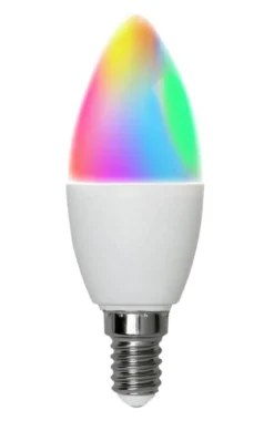 E14 Kronljus Smart Dimbar RGB 4.9W 470lm LED-Lampa