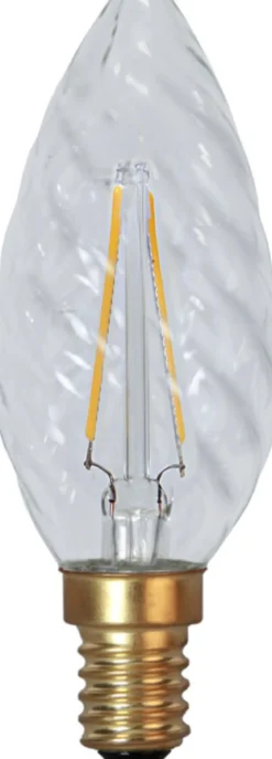 E14 Kron Vriden SoftGlow 1.5W 2100K 120lm Klar LED-Lampa