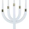 ELIAS Ljusstake 7L 67cm Vit/Guld