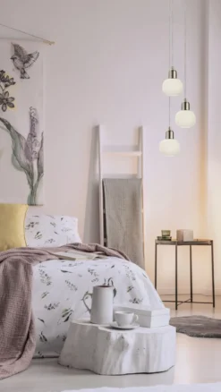 ELIN Fönsterlampa 15cm Stål/Vit