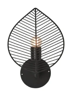 ELM Vägglampa 33cm Svart
