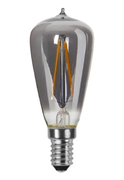 E14 Mininavigation Smoke 1.6W 2100k 30lm LED-lampa