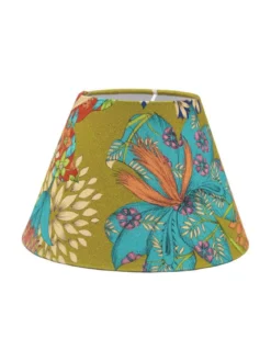 EMPIRE Lampskärm 35/16cm Kimono Olivgrön