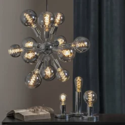 E27 Normal Dimbar Decoled Rökfärgad 2W 2100K 50lm LED-Lampa