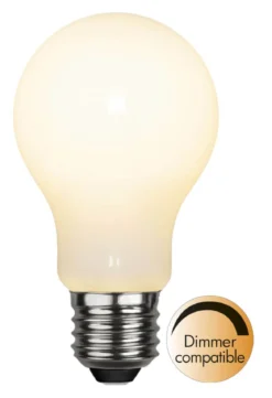 E27 Normal RA90 Dimbar 5W 3000K 470lm Opal LED-Lampa