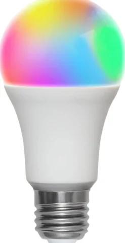 E27 Normal Smart Dimbar 9W 806lm Flerfärgad LED-Lampa