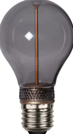 E27 Normal 3-Steg Dimbar Minne DecoLed 2W 1800K 100lm Smoke