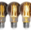 E27 Normal 3-Steg Dimbar Minne SoftGlow 3.9W 2200K 260lm Rökfärgad