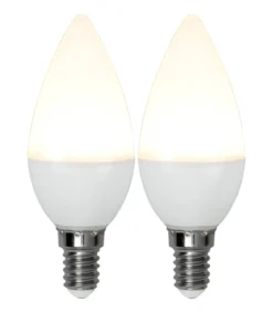 E14 2-Pack Kronljus Opal Basic 3W 3000K 250lm LED-Lampa