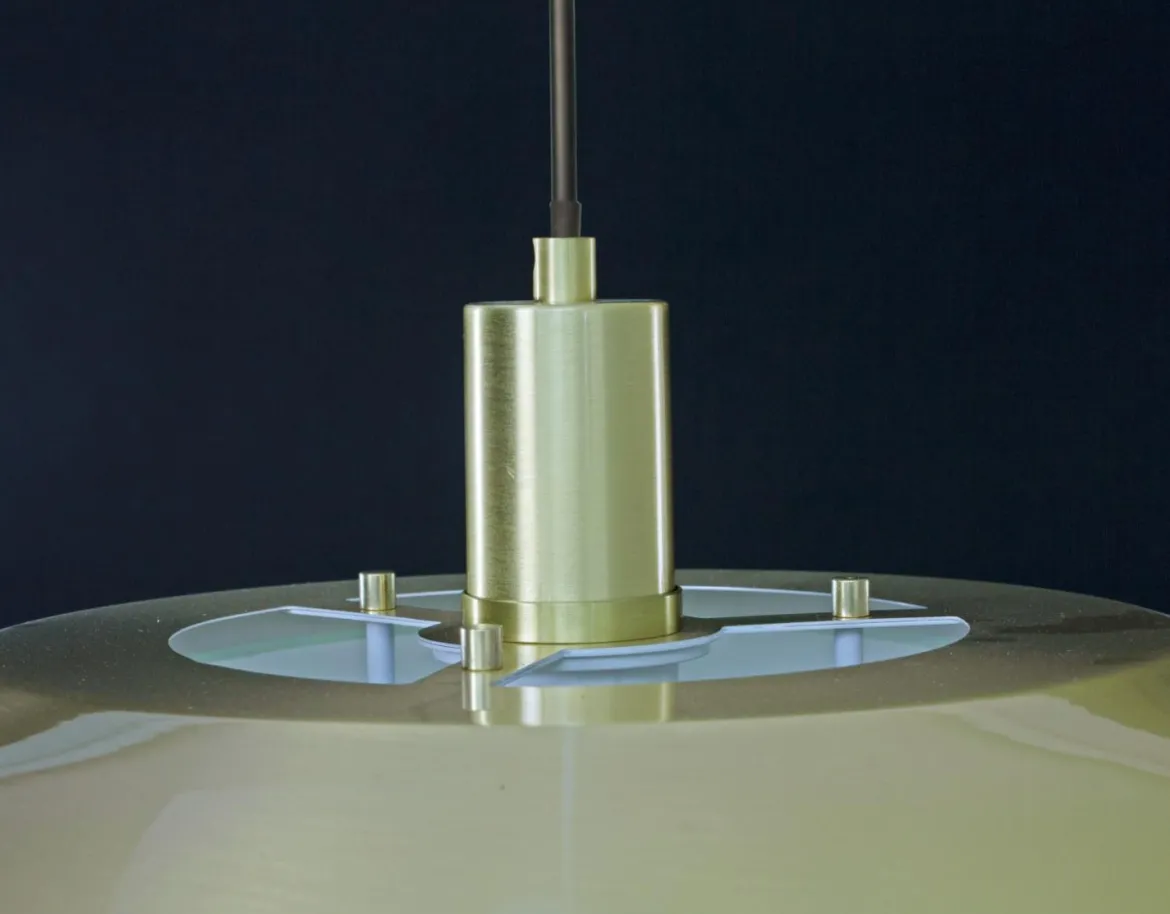 EPSILON Taklampa 45cm Matt Mässing