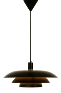 EPSILON Taklampa 45cm Svart