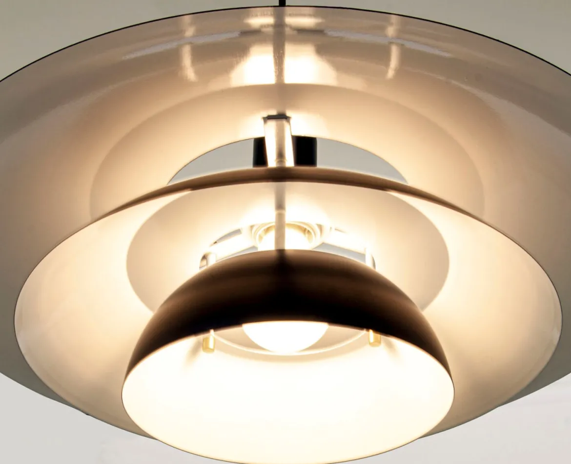 EPSILON Taklampa 45cm Svart