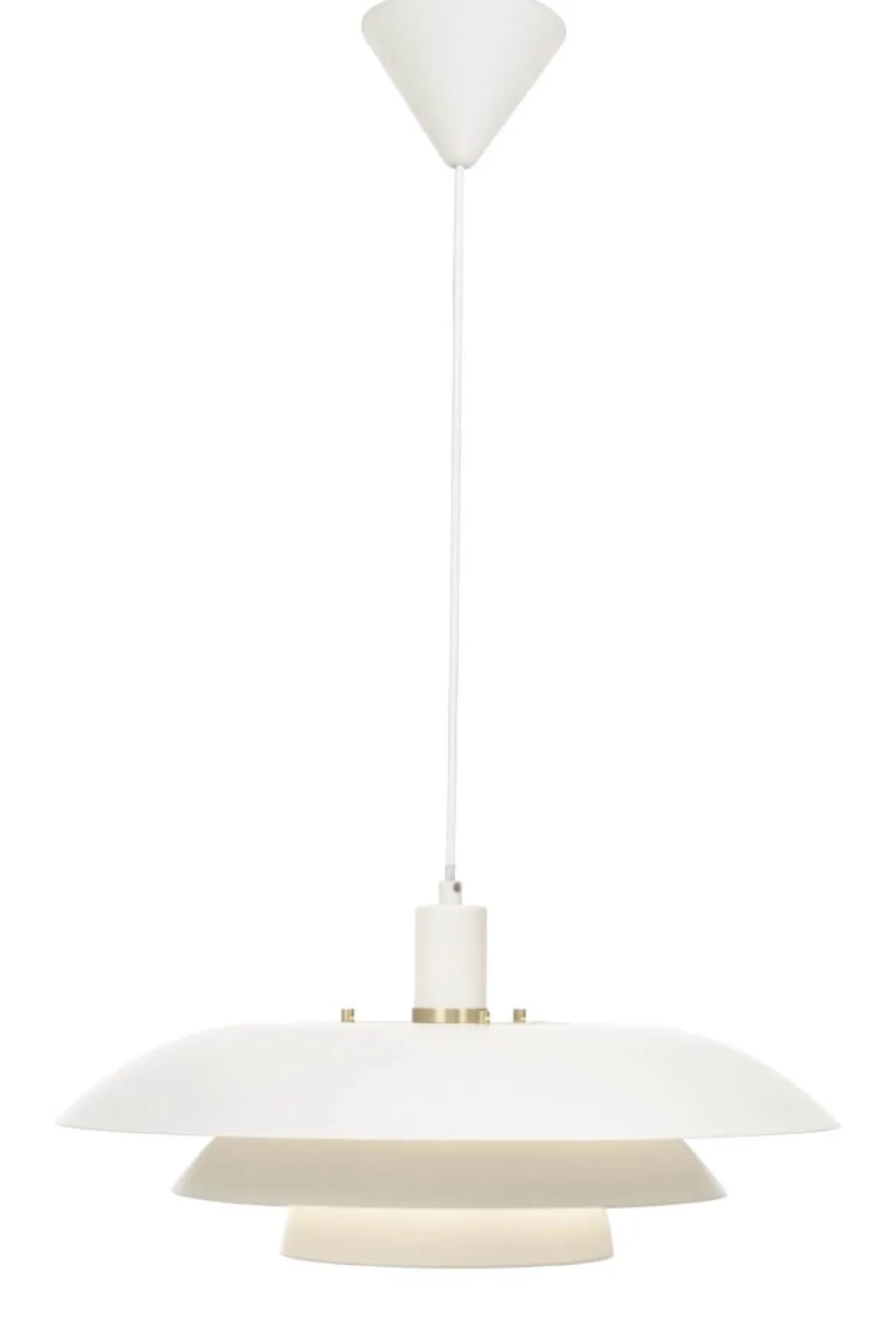 EPSILON Taklampa 45cm Vit