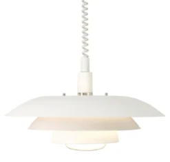 EPSILON Taklampa med hiss 45cm Vit