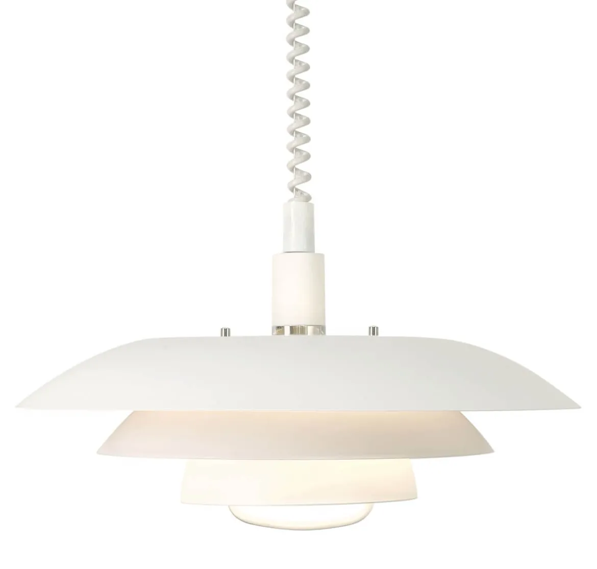 EPSILON Taklampa med hiss 45cm Vit