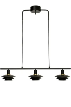 Epsilon Takpendel 86cm Svart/Guld/Krom