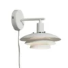 EPSILON Vägglampa 20cm Vit
