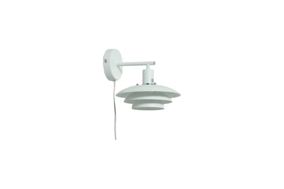 EPSILON Vägglampa 20cm Vit