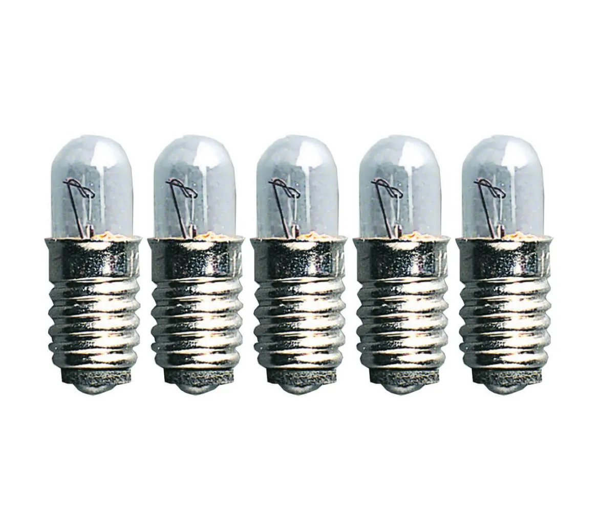 E5 Reservlampa Micro 5-Pack 12V 1.2W Klar
