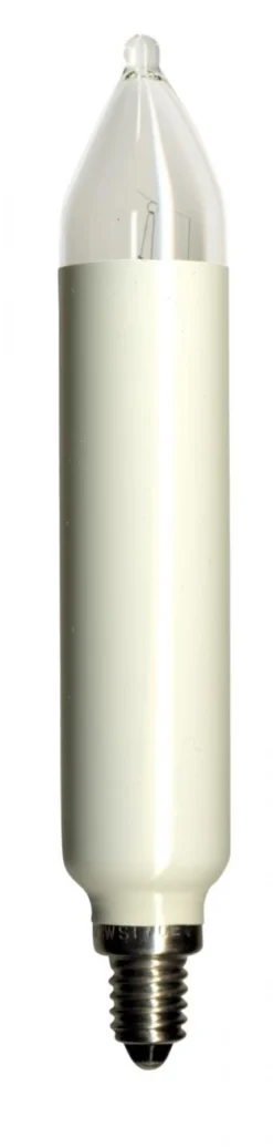 E10 Reservlampa 2-pack 34V 12cm Klar/Vit
