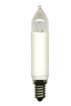 E14 Reservlampa 2-pack 34V 10,5cm Klar/Vit