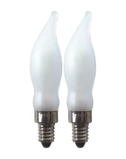E10 Reservlampa 2-Pack 230V LED Frostad