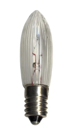 E10 Reservlampa 3-pack 24V Transparent