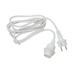E27 SLADDSTÄLL Utomhus 250cm Vit IP44