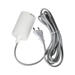 E27 SLIM Sladdställ 3,5m Vit