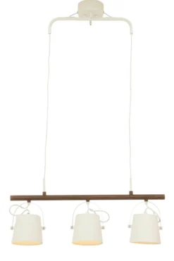 ESPRESSO Taklampa 3:a 71cm Vit/Brun