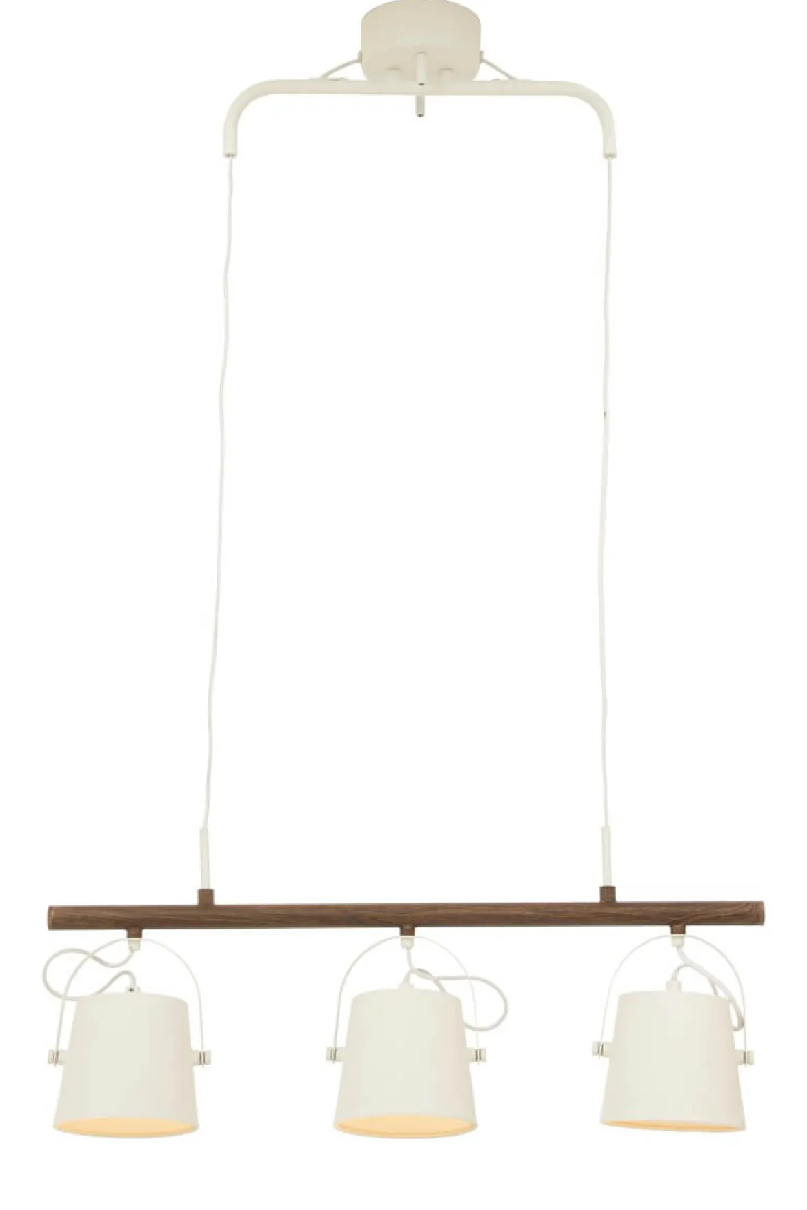 ESPRESSO Taklampa 3:a 71cm Vit/Brun