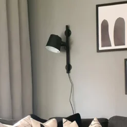 ESPRESSO Vägglampa 45cm Svart