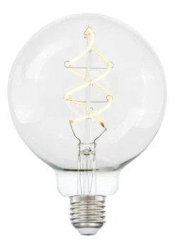 E27 3-Stegs Dimbar Glob125 4W 2700K 300lm Klar LED-Lampa