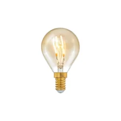E14 3-Stegs Dimbar Klot 3W 1800K 150lm Amber LED-Lampa