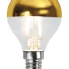 E14 Toppförseglad Klot 13,5W 2700K 250lm Guld LED-Lampa