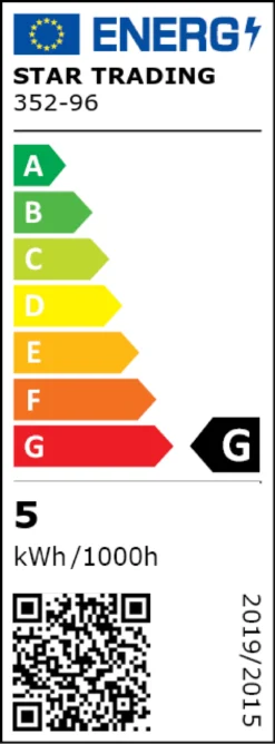 E27 Toppförseglad Normal 4,8W 2700K 400lm LED-Lampa