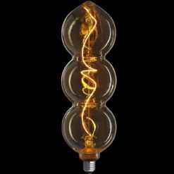 E27 TRIPLE GOLD 0 3-steg Dimbar 4/2,2/09W 1800K LED-Lampa