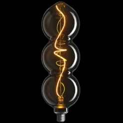 E27 TRIPLE NERO 0 3-steg Dimbar 4/2,2/09W 1800K LED-Lampa