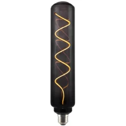 E27 TUBE NERO Dimbar 4,9W 1800K 55lm LED-Lampa