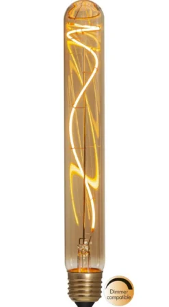 E27 Tubural Dimbar SoftGlow Amber 4W 1800K 200lm LED-Lampa