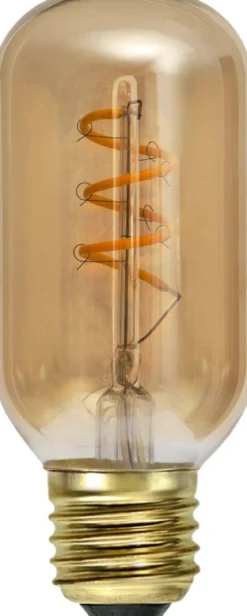E27 Tubural Dimbar 2.8W 2200K 130lm Amber LED-Lampa