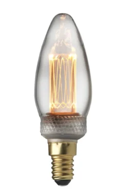 E14 UNI-K Kron Klar Dimbar 2,3W 1800K 70lm