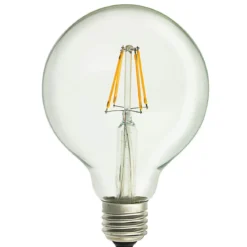 E27 UNI-LEDISON Glob100 Dimbar Klar 5W 2700K 550lm LED-Lampa