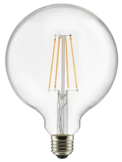 E27 UNI-LEDISON Glob125 Klar 2200K 7,5W 700lm Dimbar