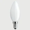 E14 UNI-WHITE Kronljus Opal 0,8W 2700K 45lm Dimbar