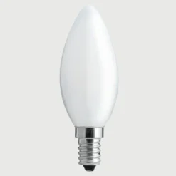 E14 UNI-WHITE Kronljus Opal 0,8W 2700K 45lm Dimbar