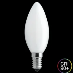 E14 UNI-WHITE Kronljus Opal 0,8W 2700K 45lm Dimbar