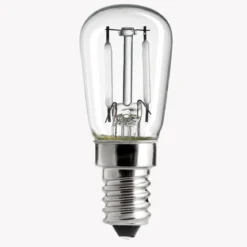 E14 UNI-WHITE Päron 1,5W 2700K 60lm Dimbar
